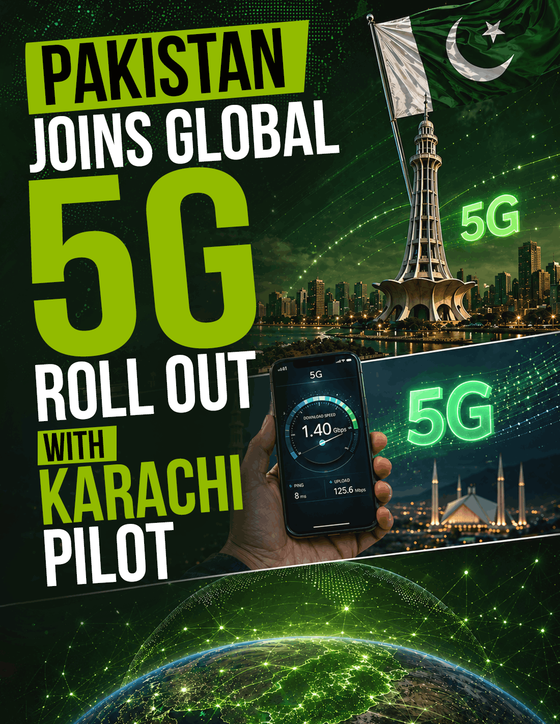 Pakistan Joins Global 5G roll out