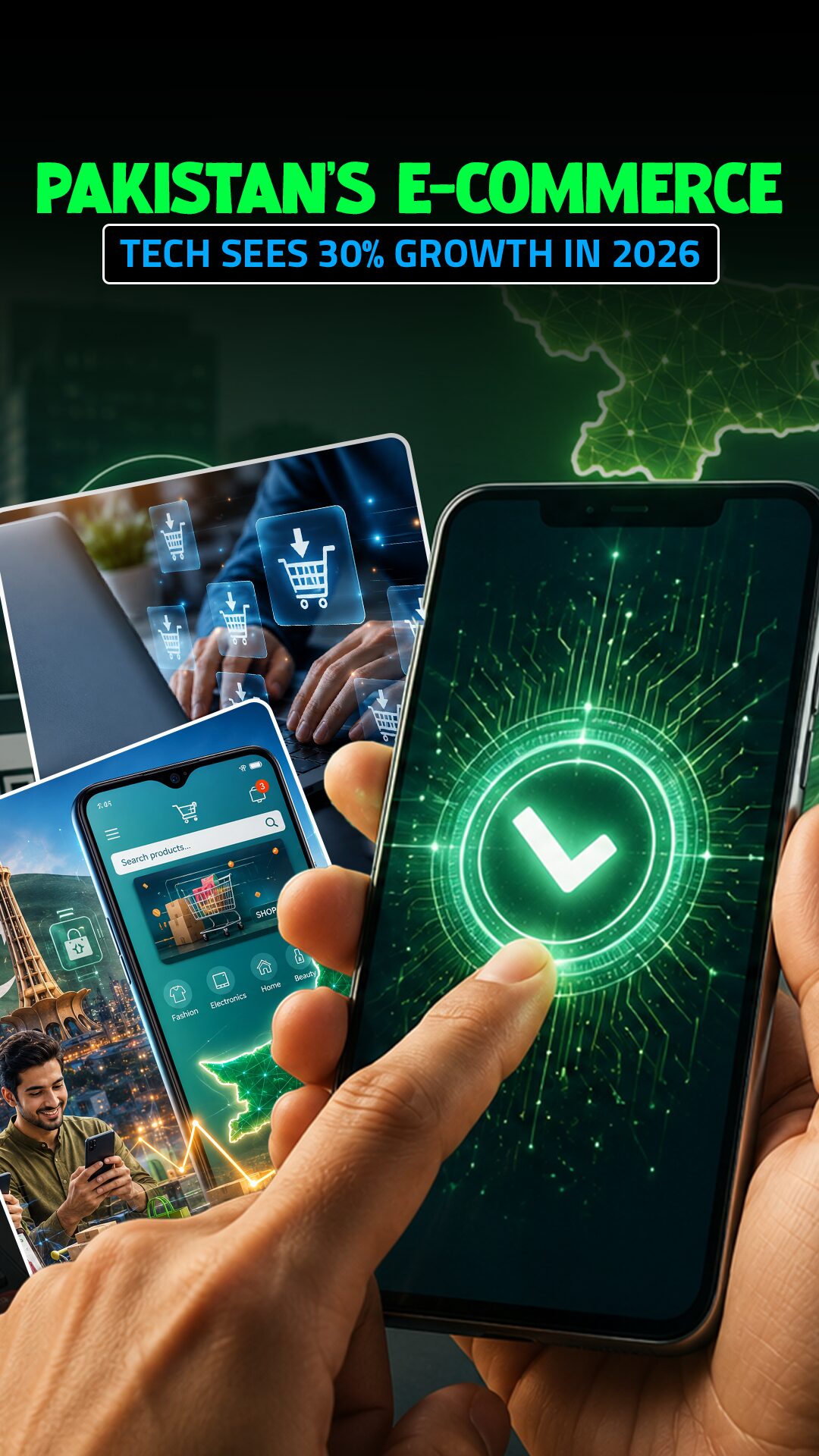 Pakistan’s E-commerce Tech Sees 30% Growth in 2026