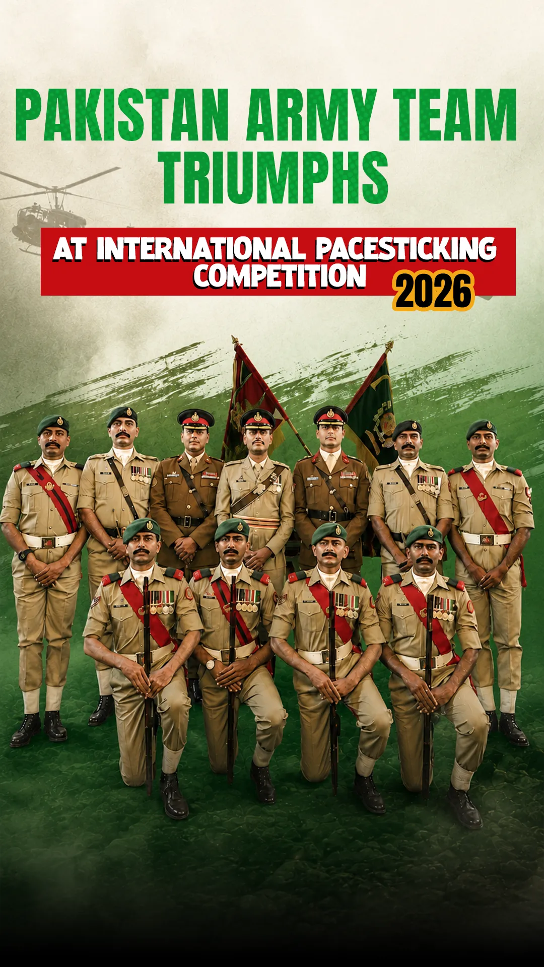Pakistan Army Team Triumphs at International Pacesticking Competition 2026