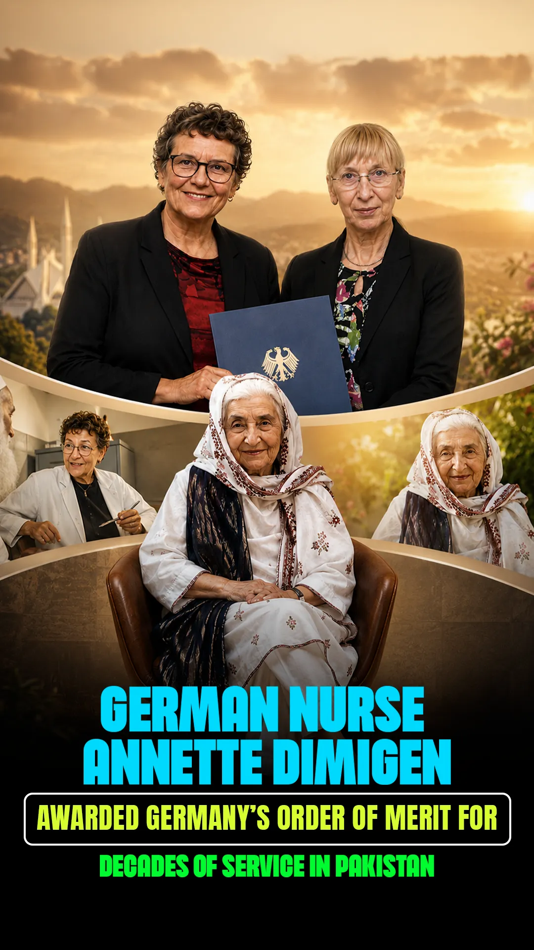 German Nurse Annette Dimigen Awarded Germany’s Order of Merit for Decades of Service in Pakistan