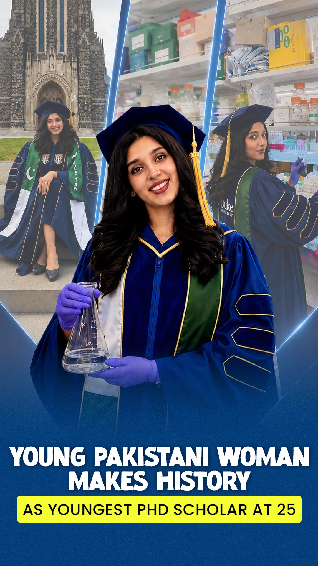 Young Pakistani Woman Makes History as Youngest PhD Scholar at 25