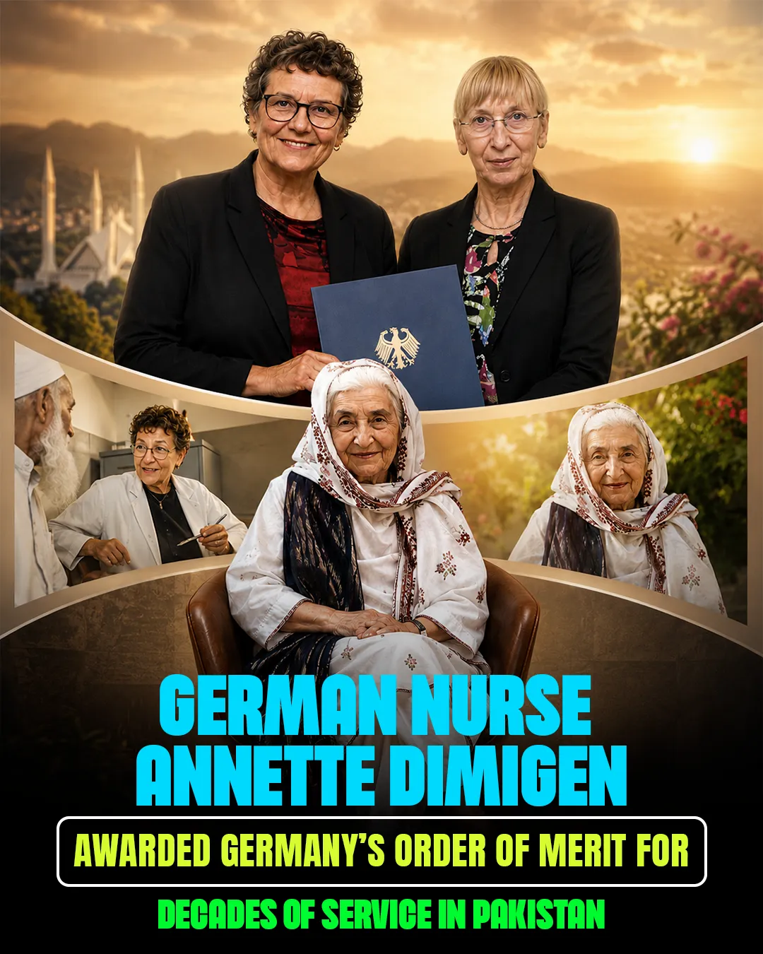 German Nurse Annette Dimigen Awarded Germany’s Order of Merit for Decades of Service in Pakistan