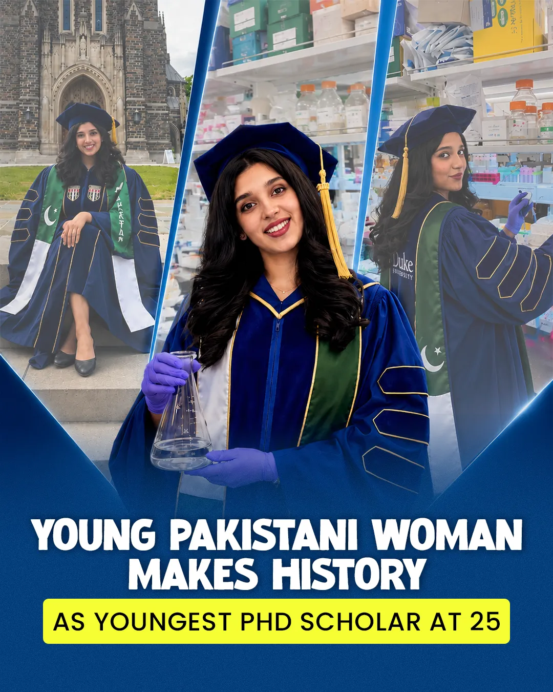 Young Pakistani Woman Makes History as Youngest PhD Scholar at 25