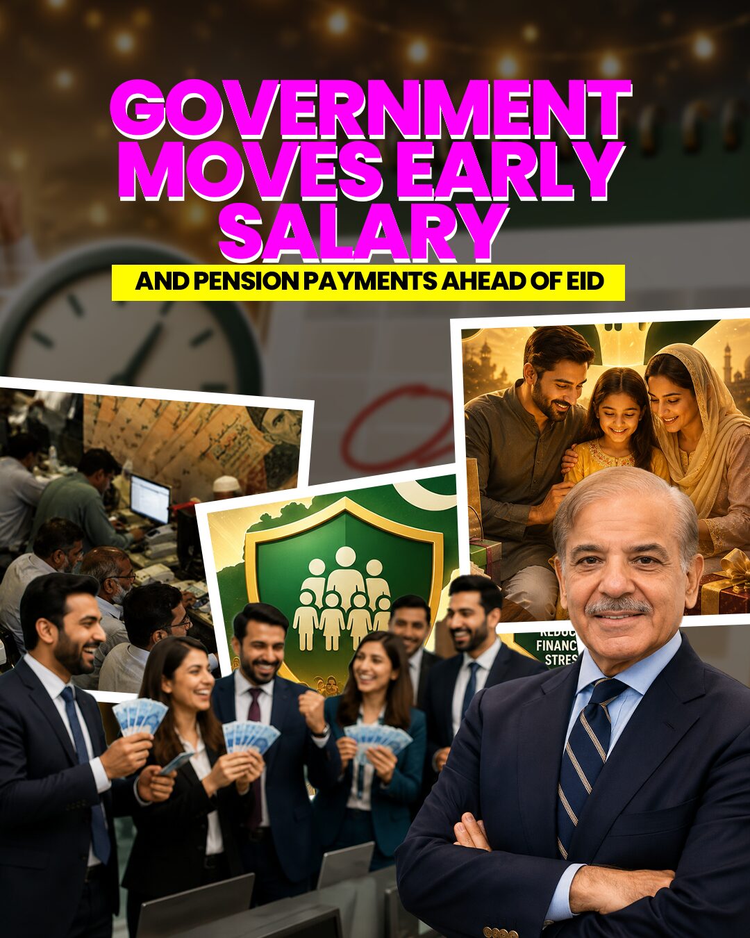 Government Moves Early Salary and Pension Payments Ahead of Eid