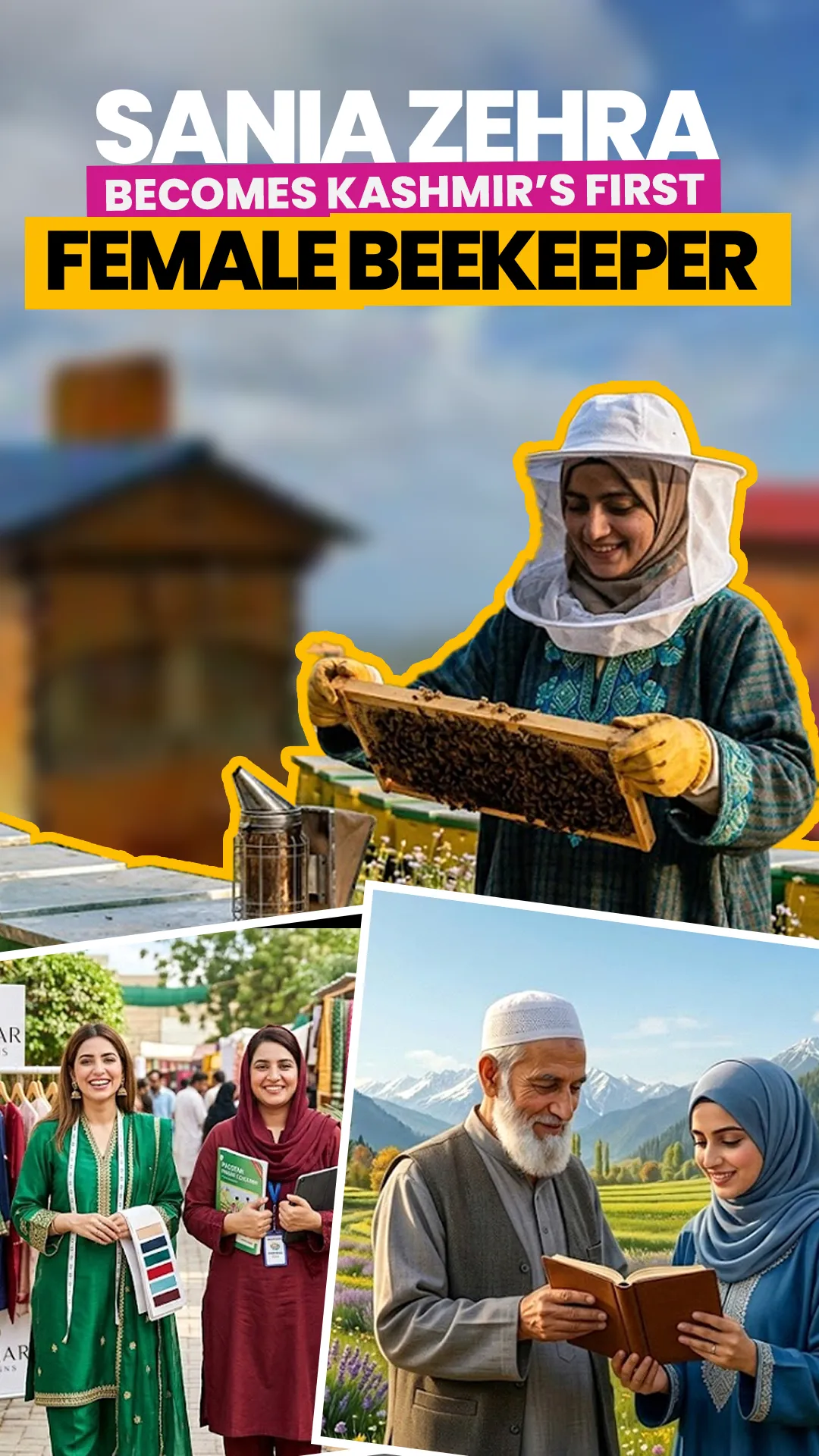 Sania Zehra Becomes Kashmir’s First Female Beekeeper