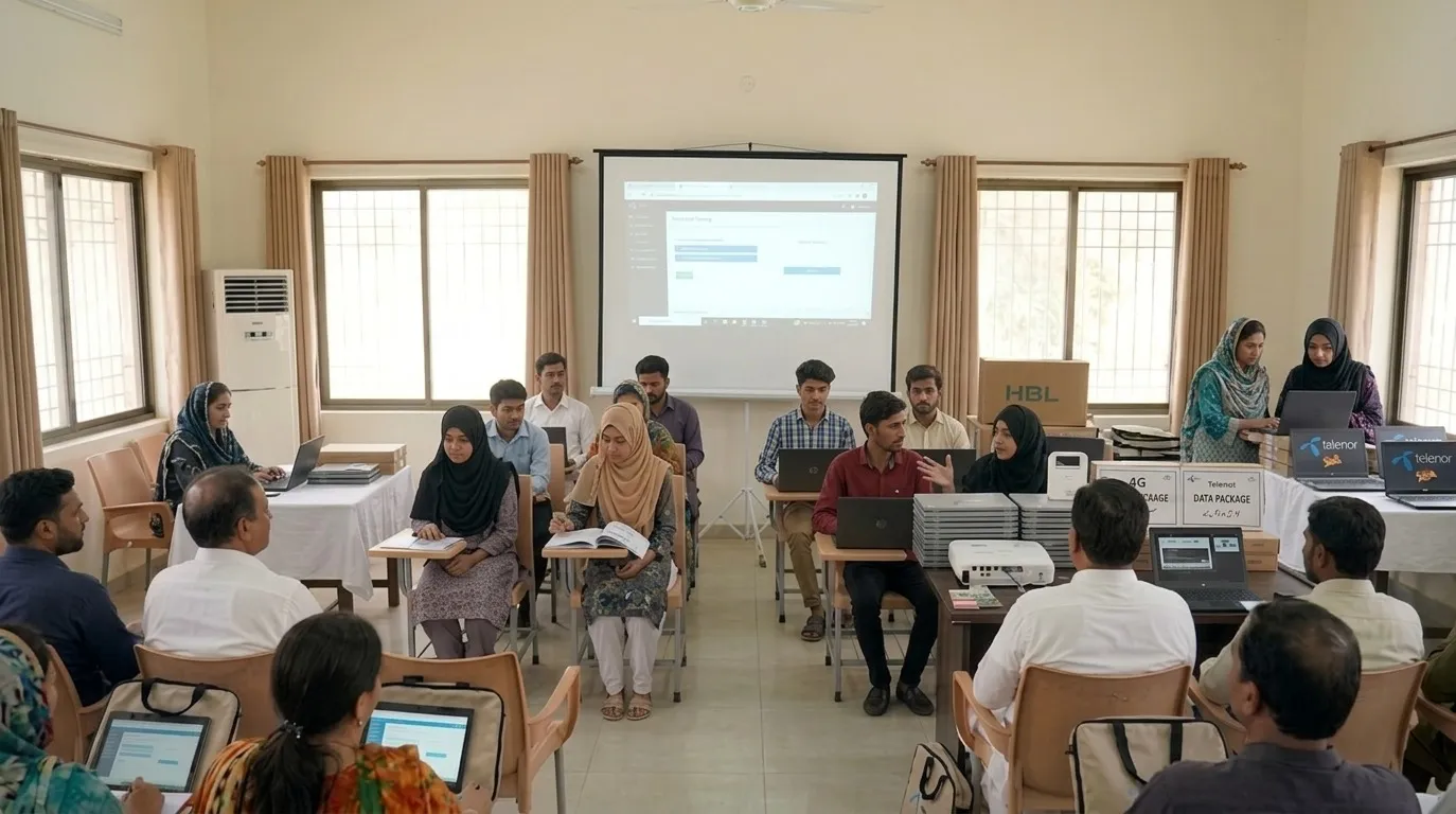 Participants Receive Equipment, Internet Support and Stipends