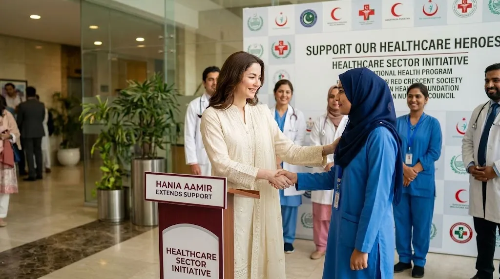 Hania Aamir Extends Support to Healthcare Sector