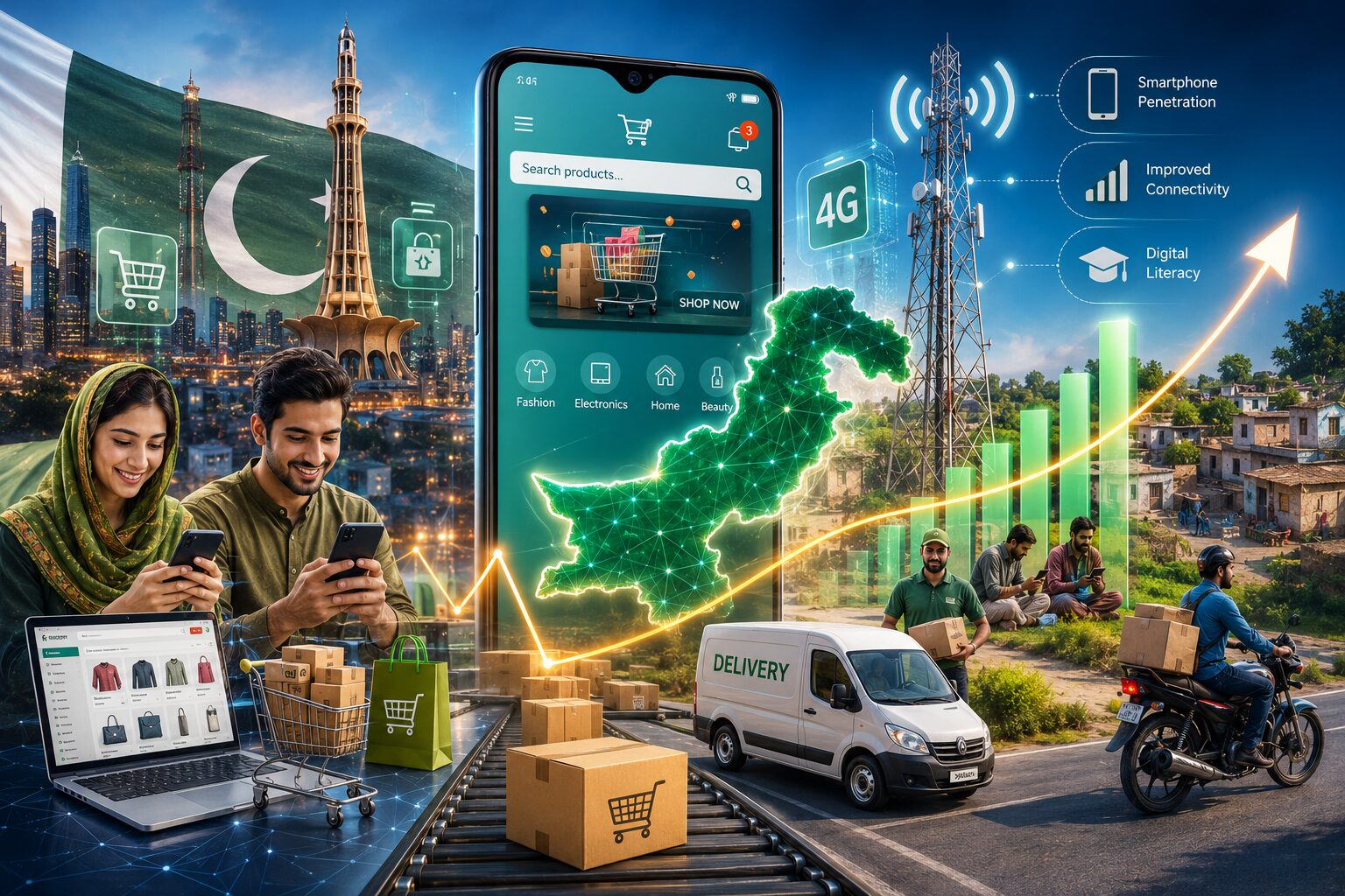 Rapid Growth of Pakistan’s E-commerce Sector