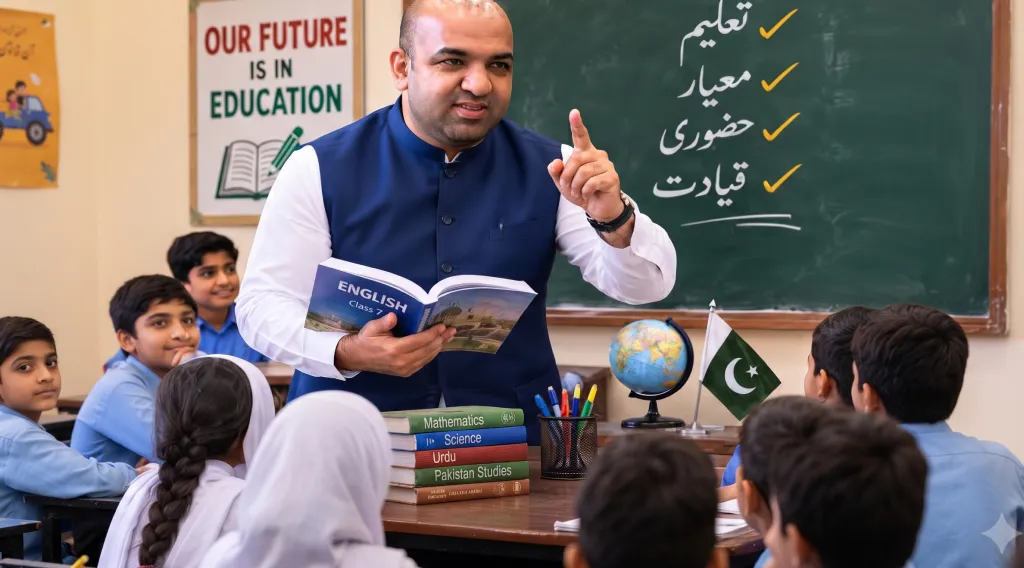 Education Minister Steps Into the Classroom