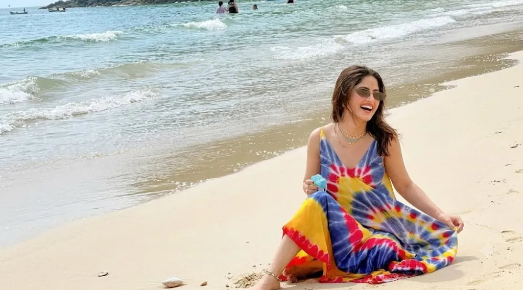 Sajal Aly Finds Paradise on a Tropical Island