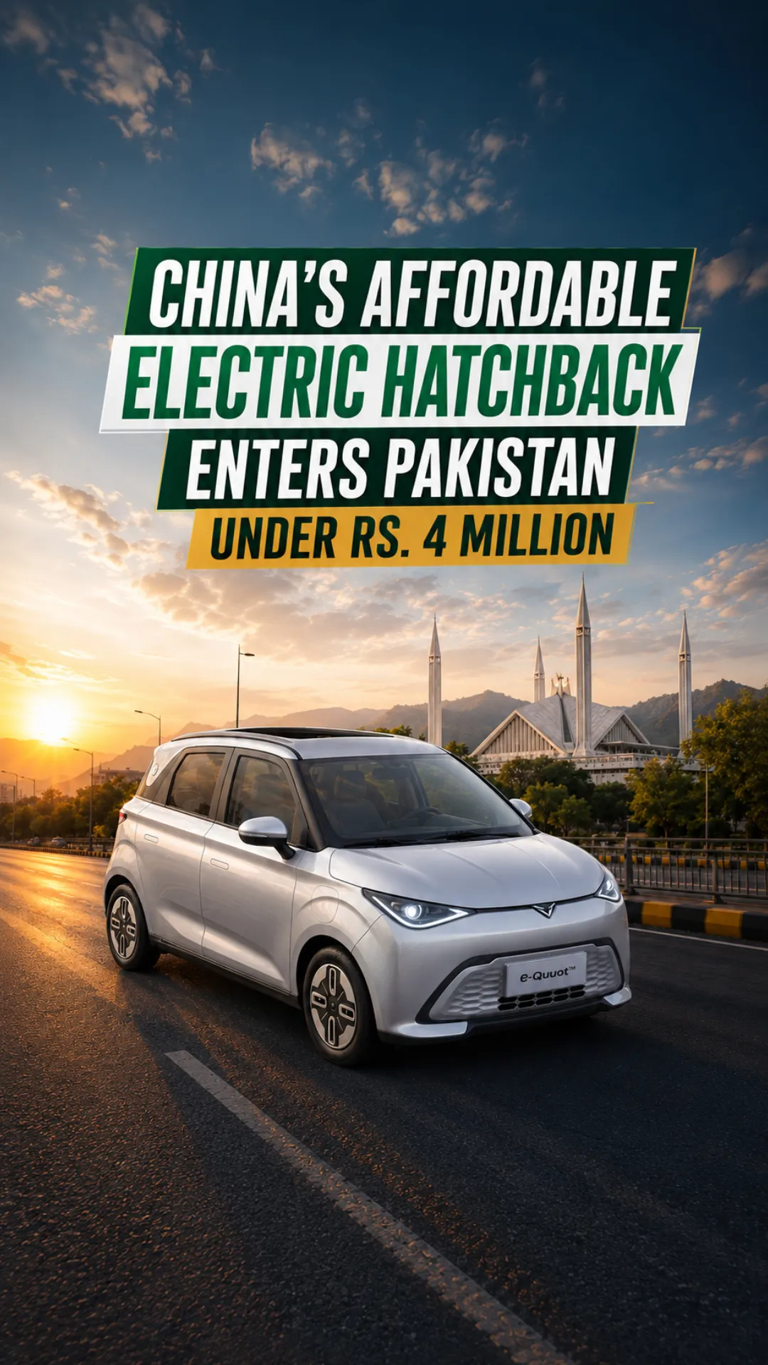 China’s Affordable Electric Hatchback Enters Pakistan Under Rs. 4 Million