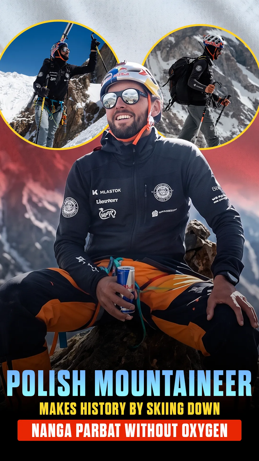 Polish Mountaineer Makes History by Skiing Down Nanga Parbat Without Oxygen