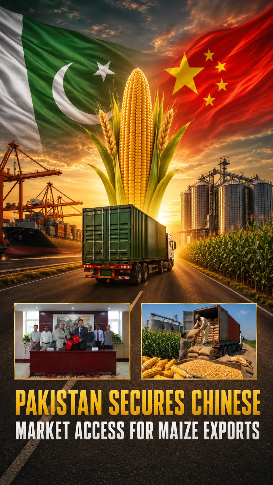 Pakistan Secures Chinese Market Access for Maize Exports