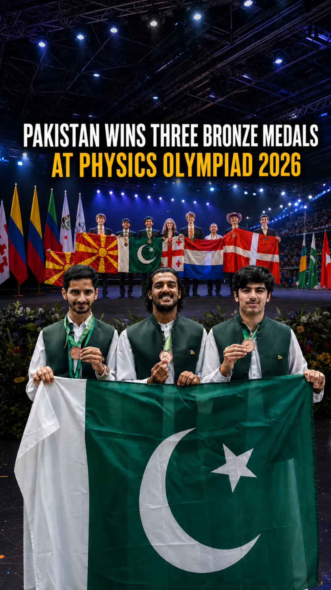 Pakistan Wins Three Bronze Medals at International Physics Olympiad 2026