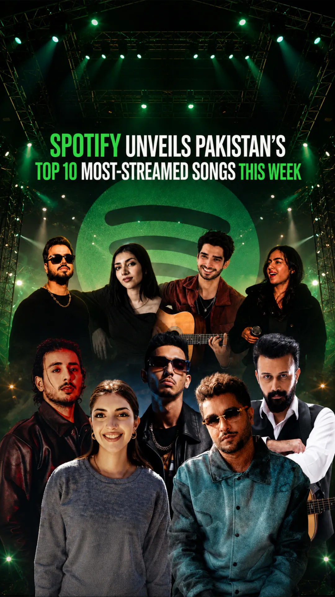Spotify Unveils Pakistan’s Top 10 Most-Streamed Songs This Week