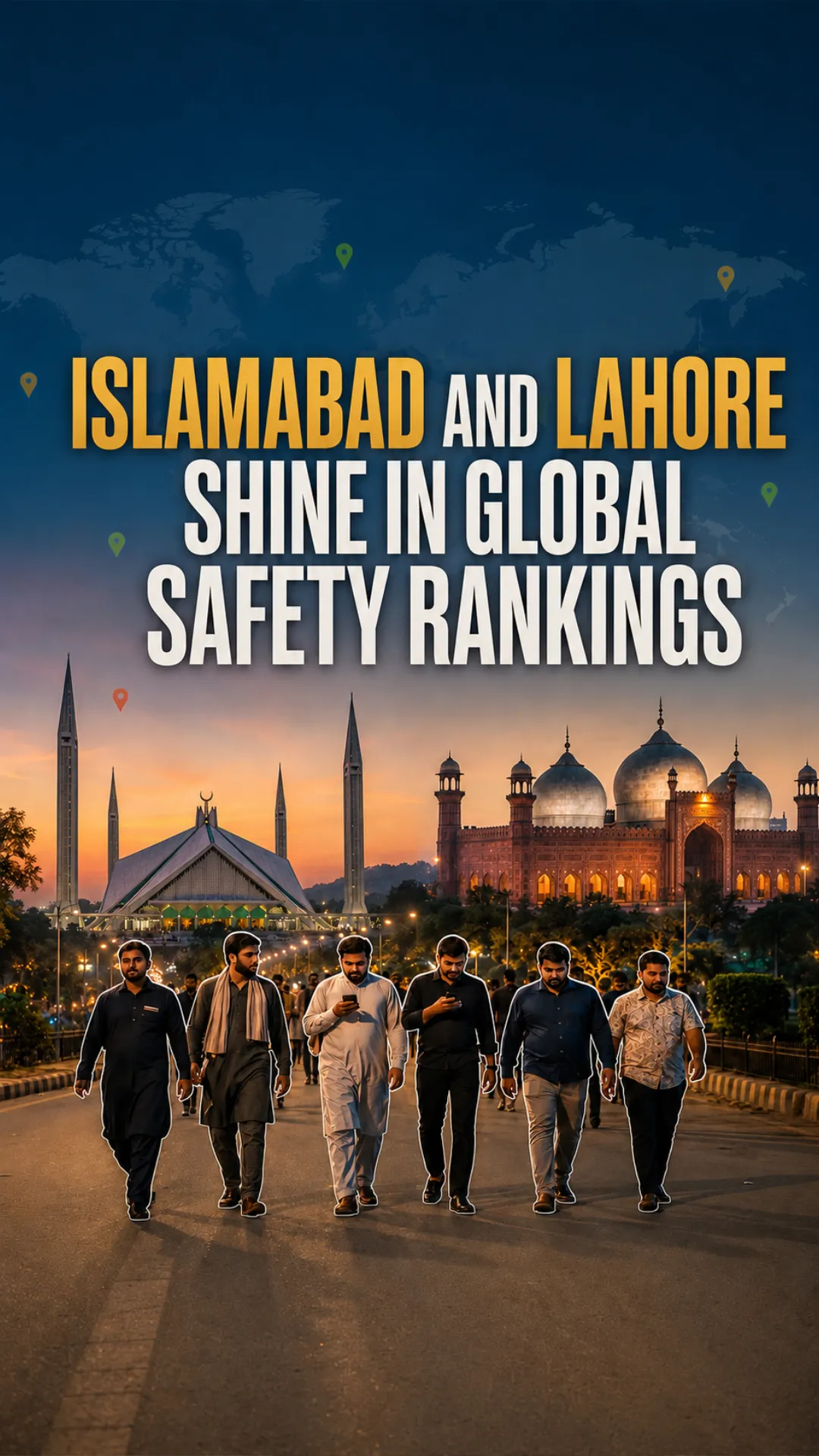 Islamabad and Lahore Shine in Global Safety Rankings