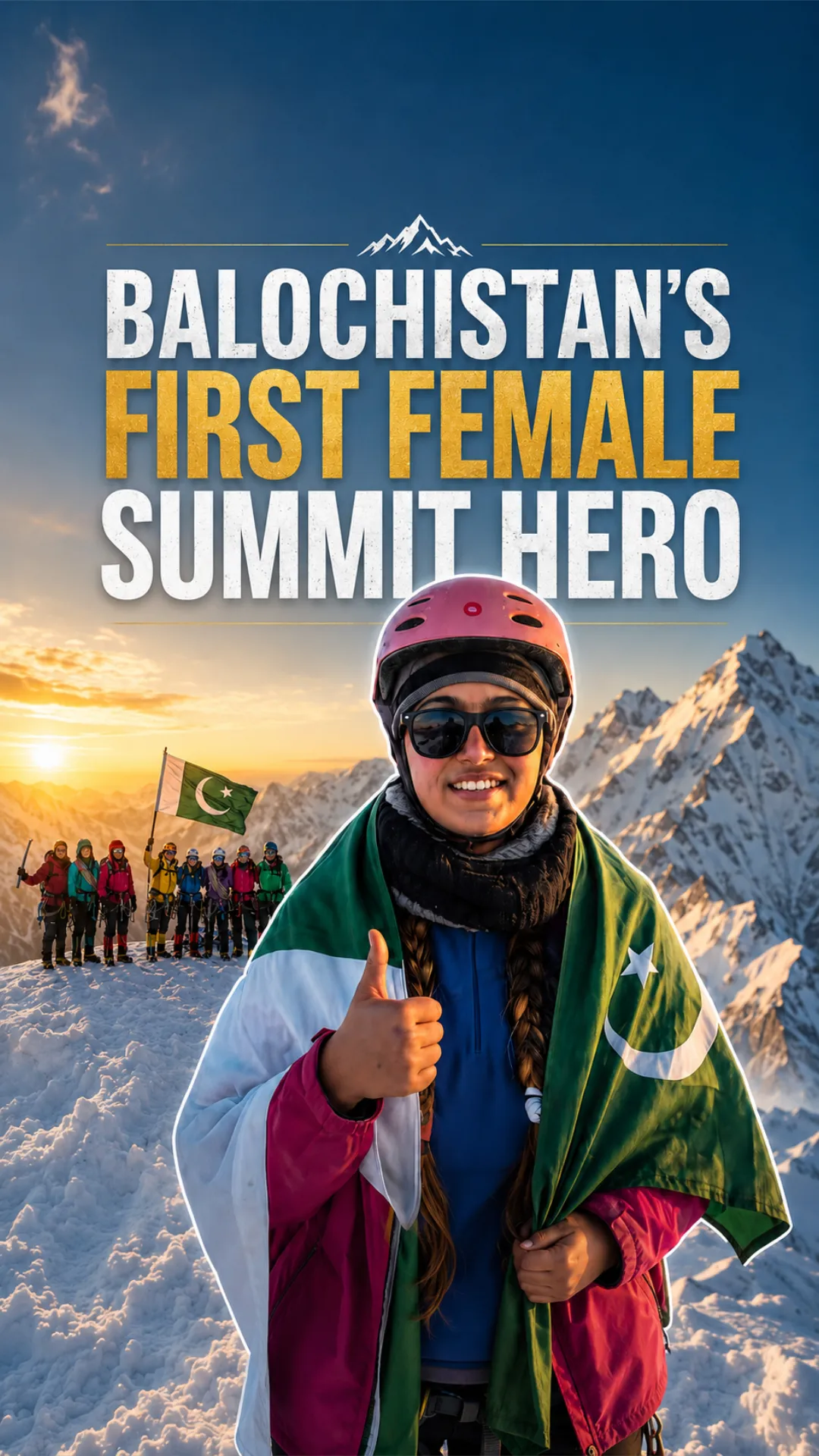 Balochistan’s First Female Summit Hero
