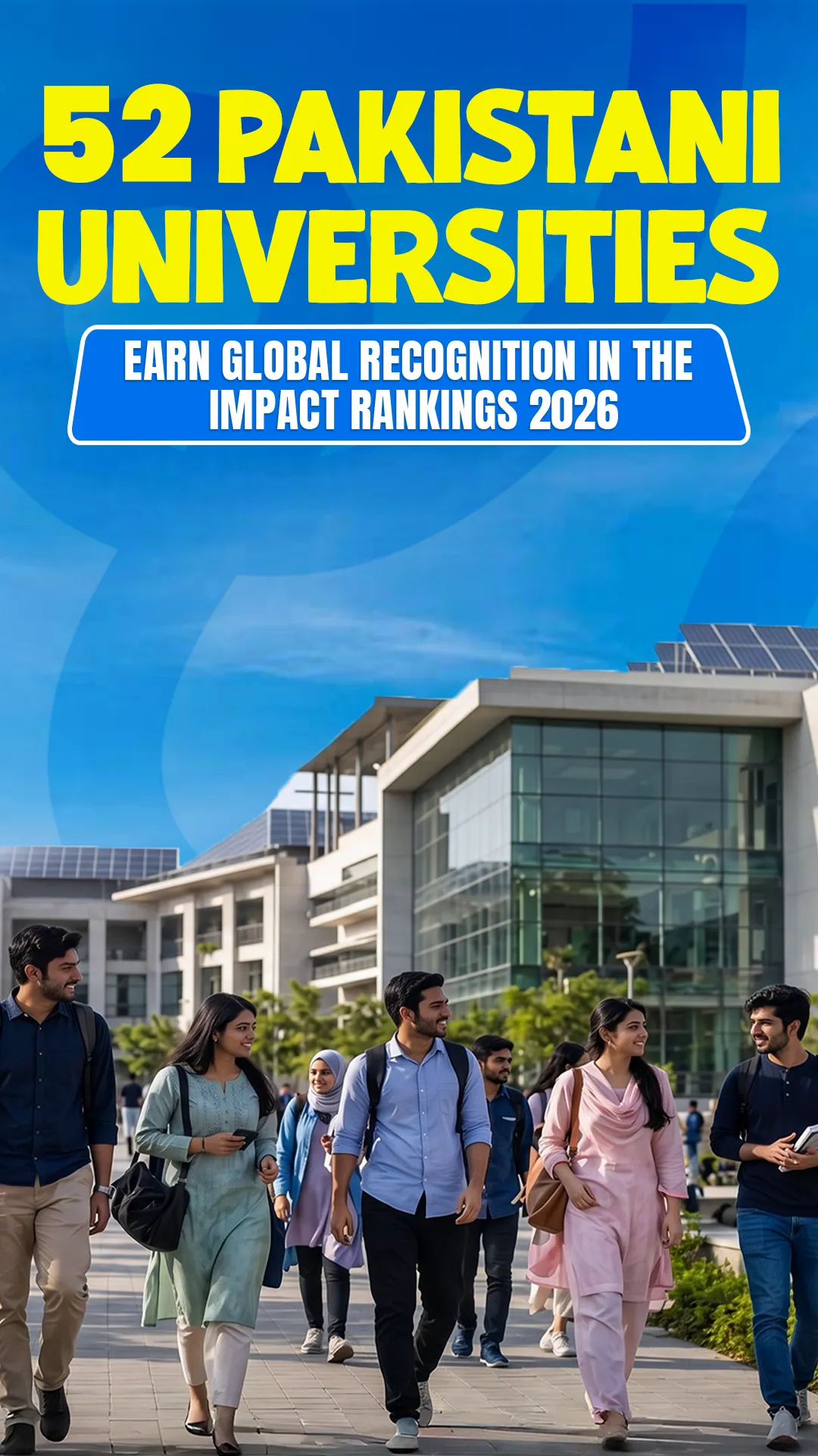 52 Pakistani Universities Earn Global Recognition in THE Impact Rankings 2026