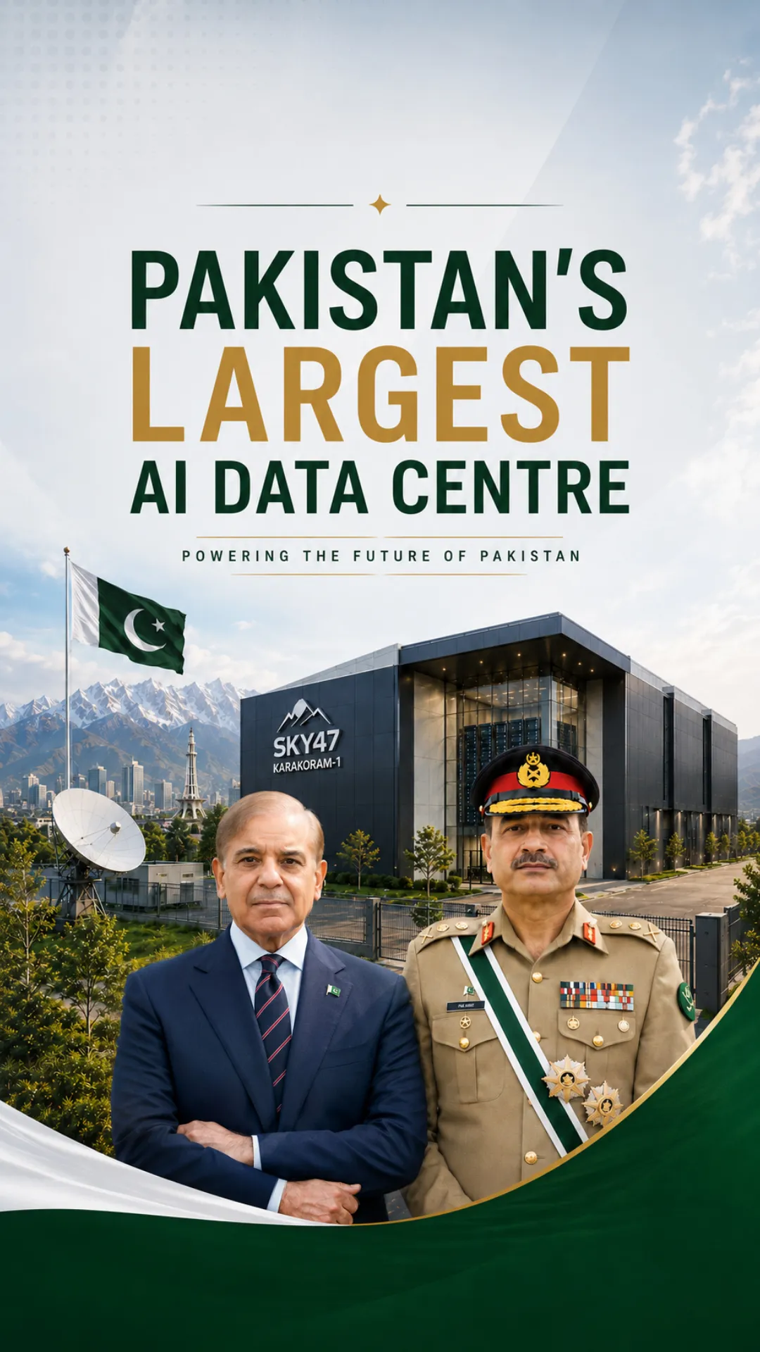 PM Shehbaz Sharif and Field Marshal Asim Munir Inaugurate Pakistan’s Largest AI Data Centre