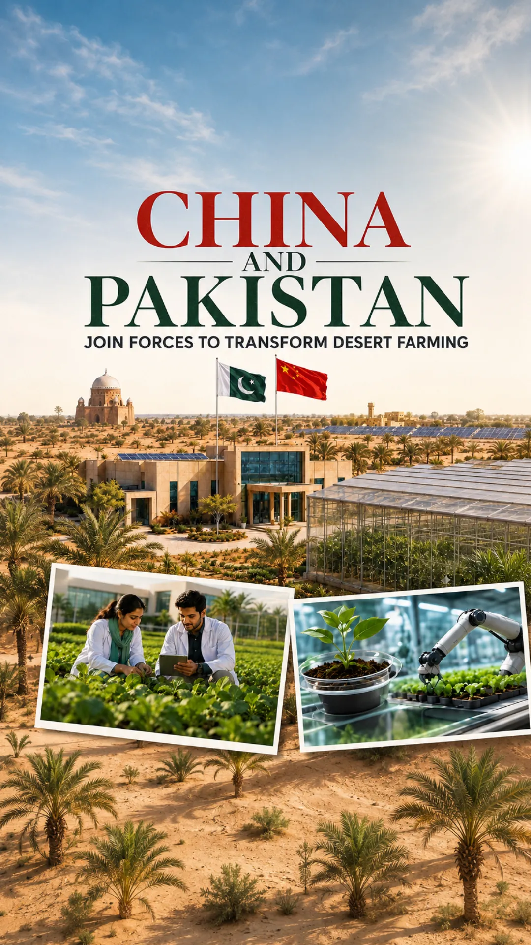 China and Pakistan Join Forces to Transform Desert Farming