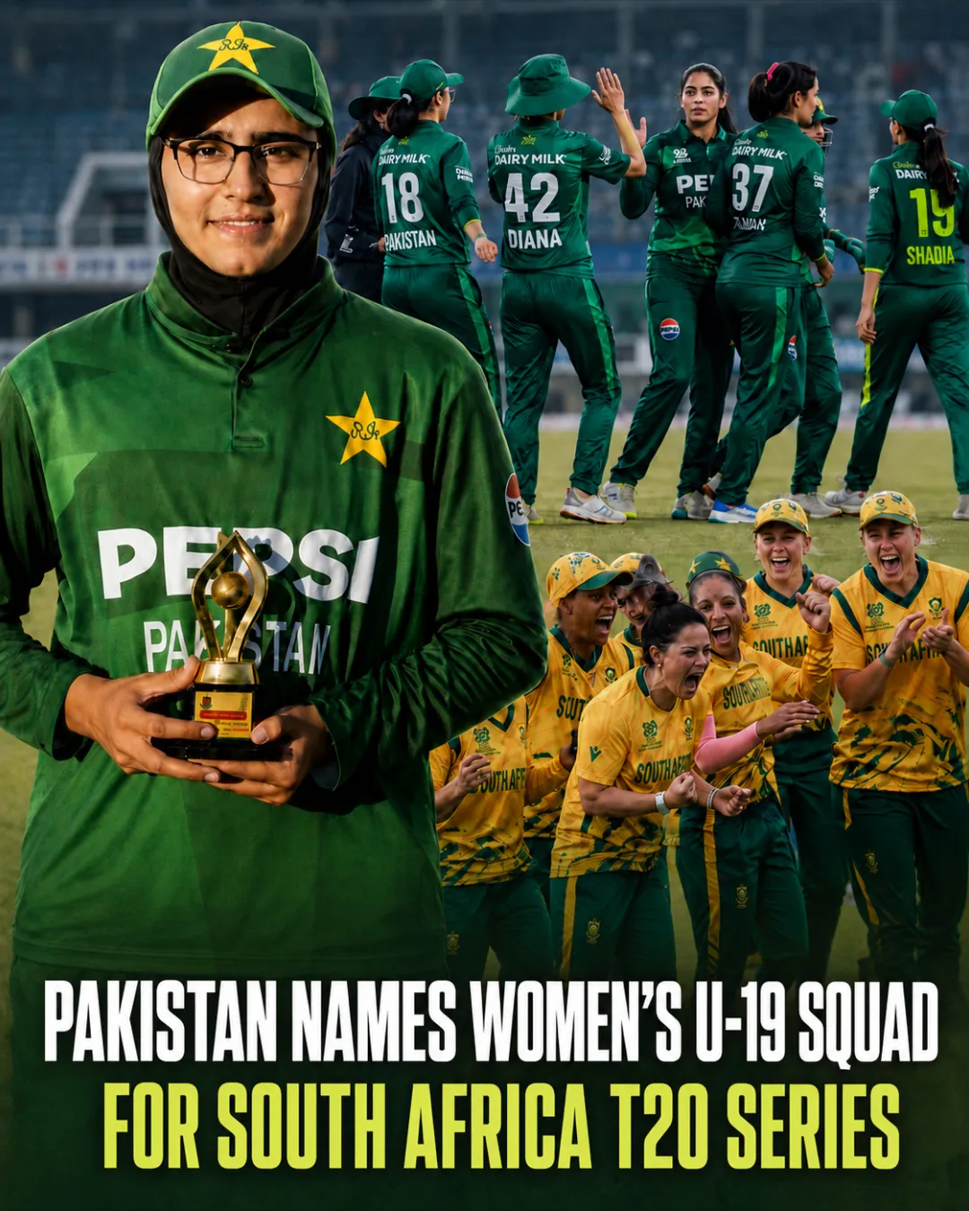 Pakistan Announces Women’s U-19 Squad for South Africa T20 Series