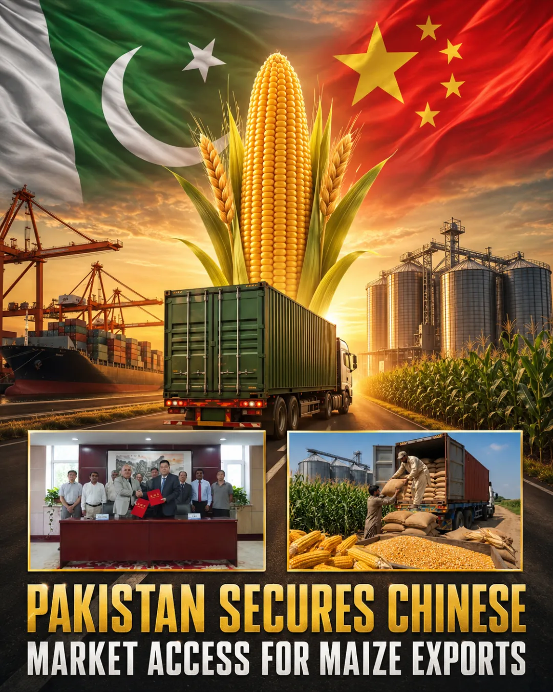 Pakistan Secures Chinese Market Access for Maize Exports