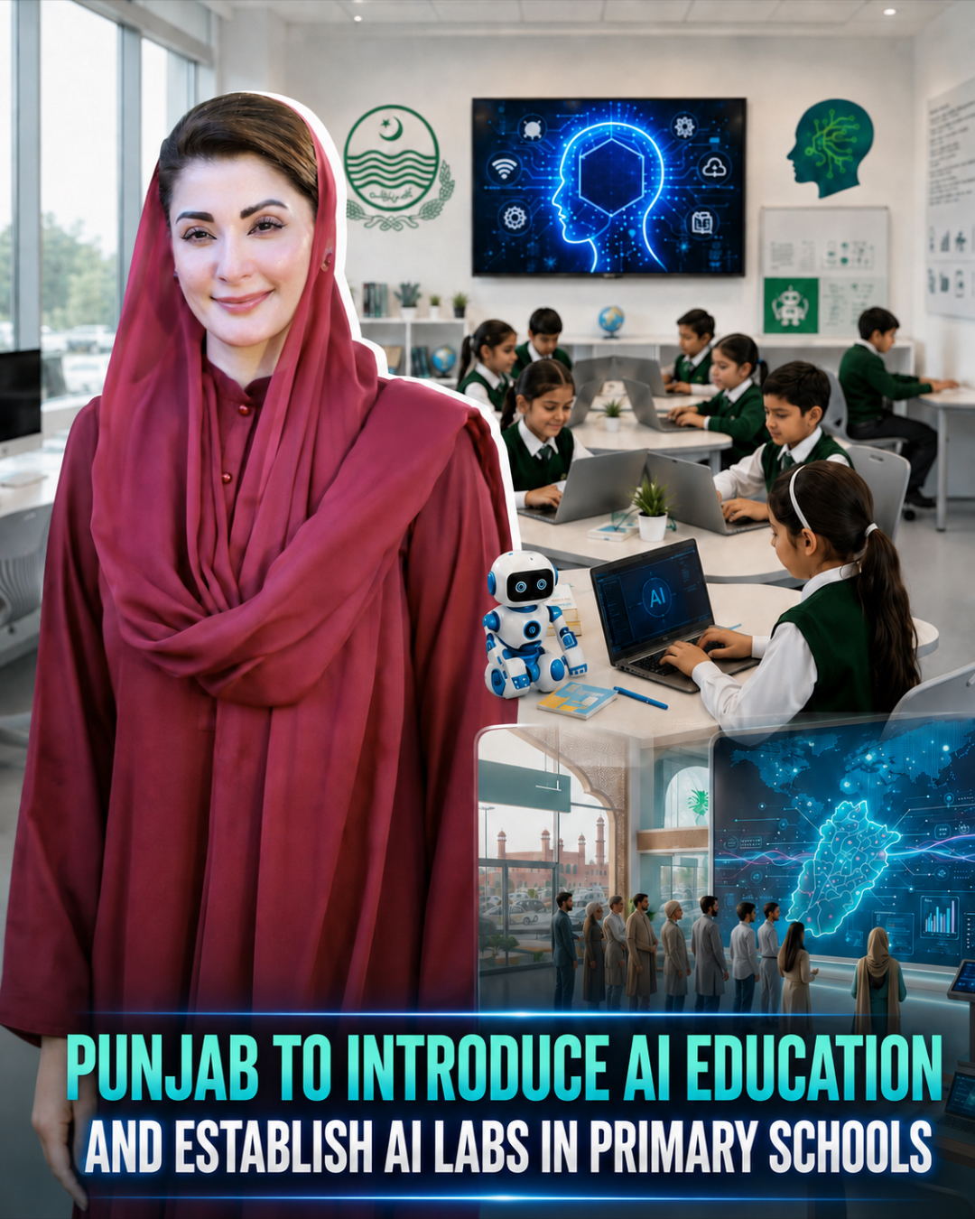 Punjab to Introduce AI Education and Establish AI Labs in Primary Schools