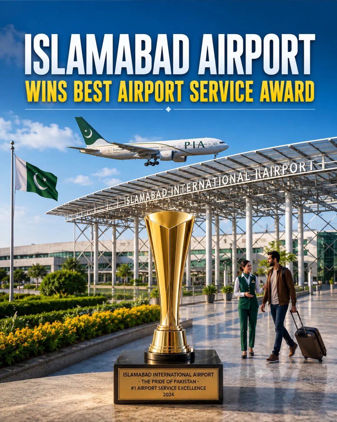 Islamabad Airport Wins Best Airport Service Award