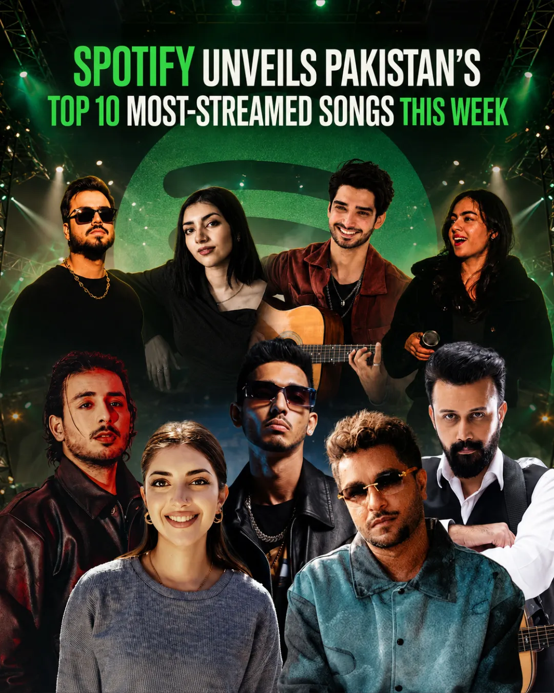 Spotify Unveils Pakistan’s Top 10 Most-Streamed Songs This Week