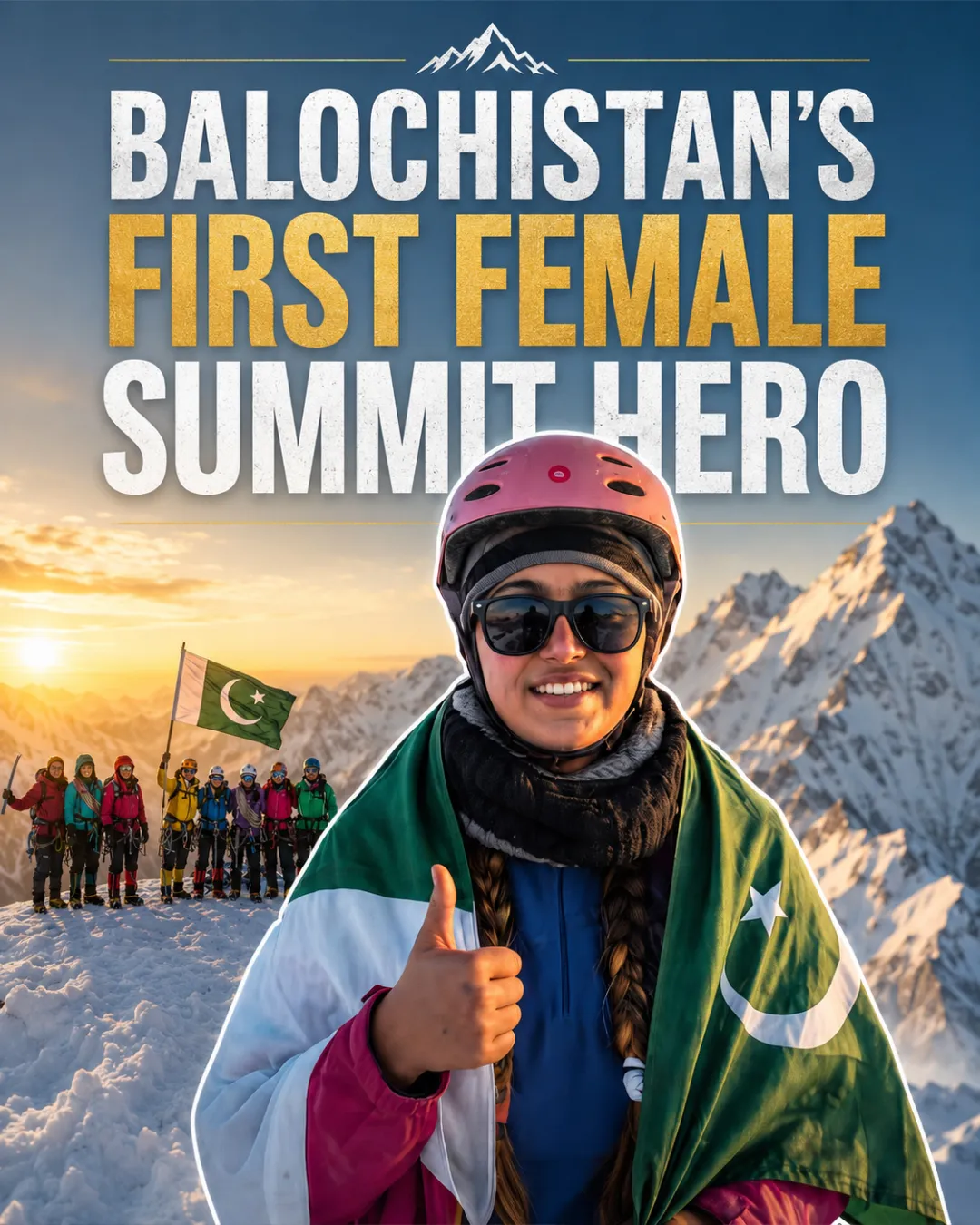 Balochistan’s First Female Summit Hero
