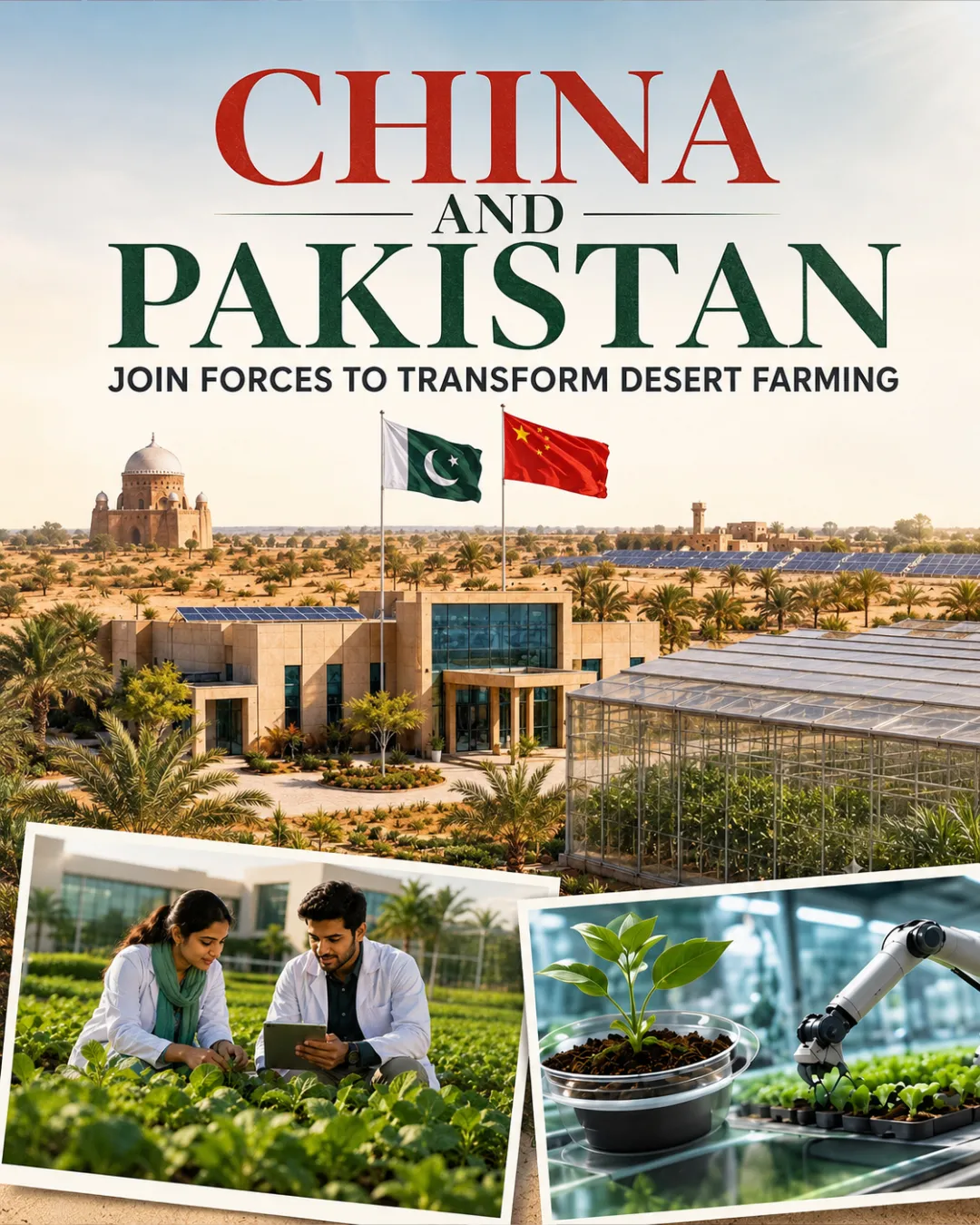 China and Pakistan Join Forces to Transform Desert Farming