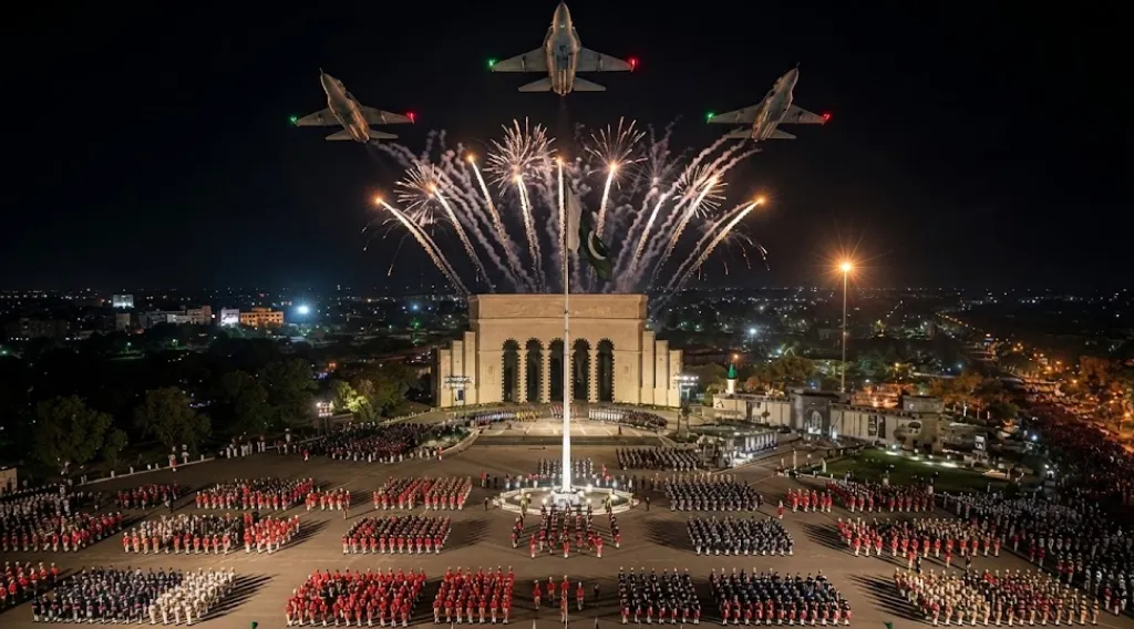 A Flypast Over Yadgar-e-Fatah
