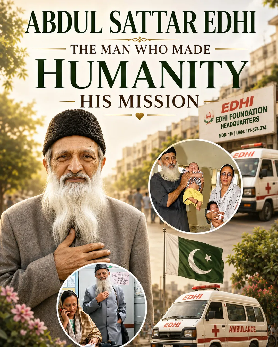 Abdul Sattar Edhi: The Man Who Made Humanity His Mission