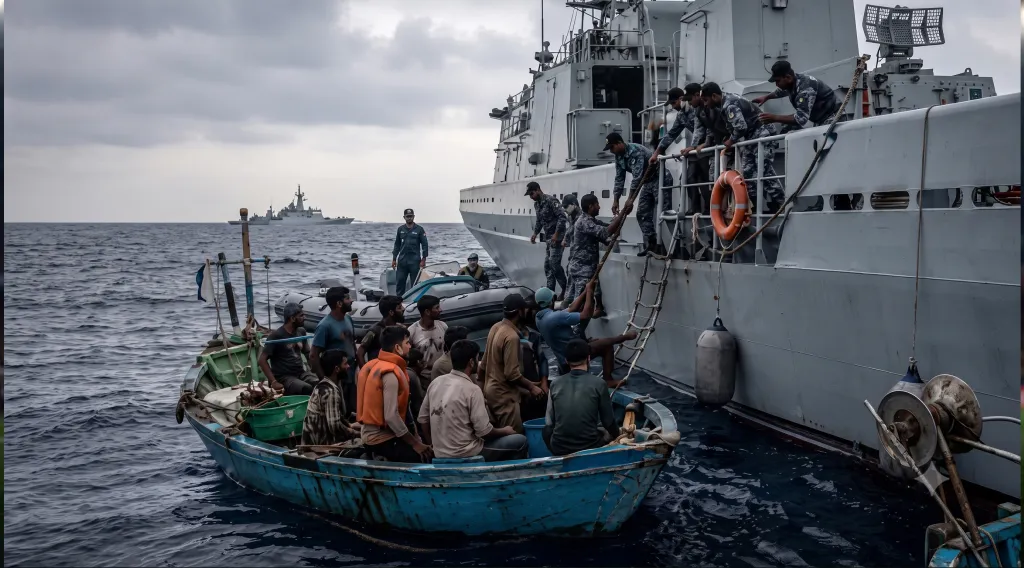 Pakistan Navy Launches Swift Rescue Operation