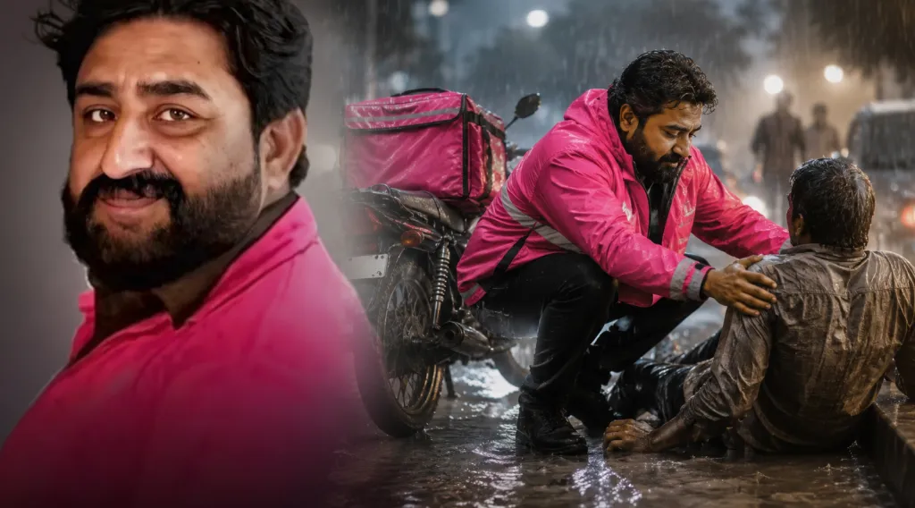 A Delivery Rider Who Put Humanity First