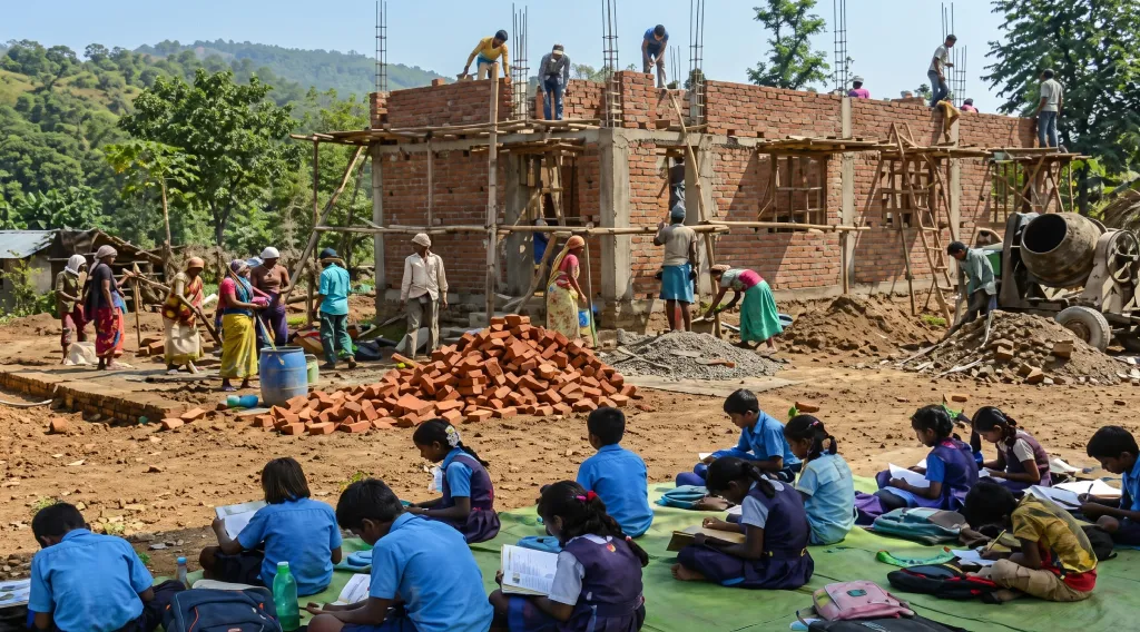 They Built the School With Their Own Hands