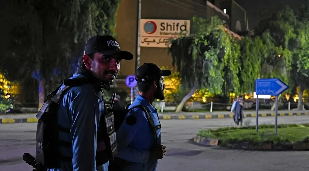 Tight Security Around Shifa Hospital