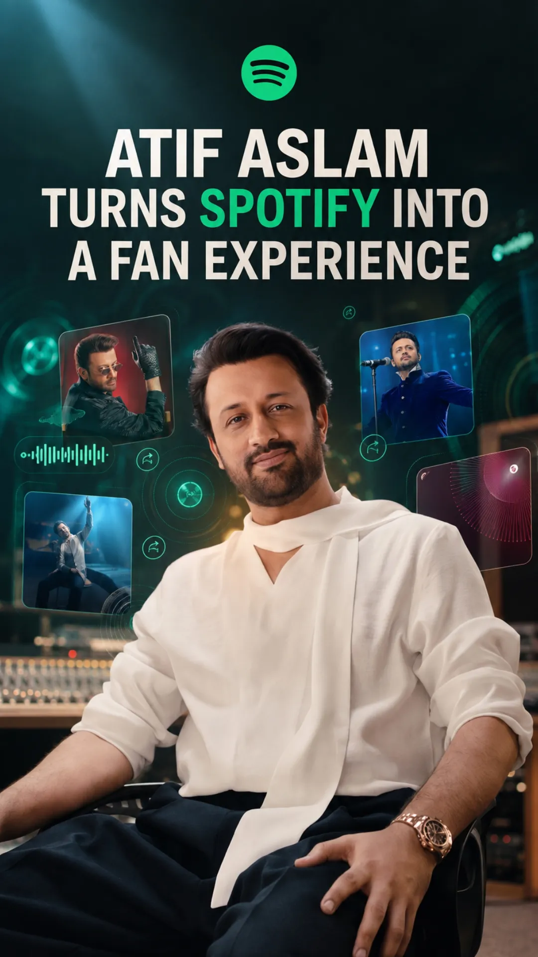 Atif Aslam Turns Spotify Into a Fan Experience