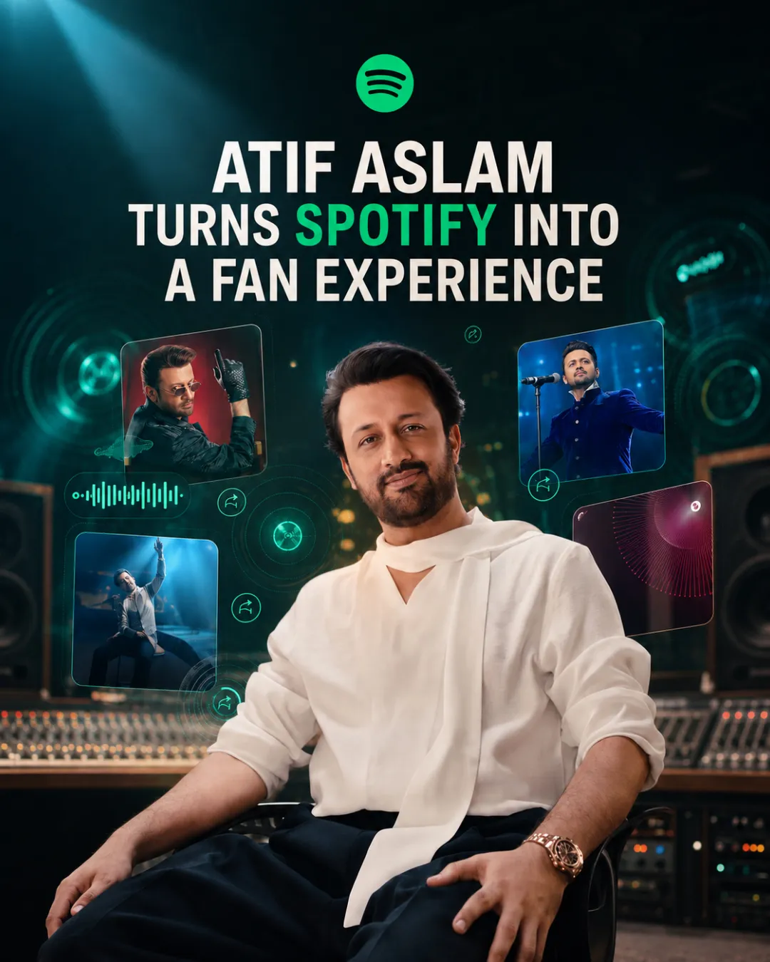 Atif Aslam Turns Spotify Into a Fan Experience