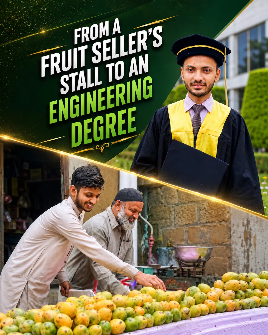 From a Fruit Seller’s Stall to an Engineering Degree