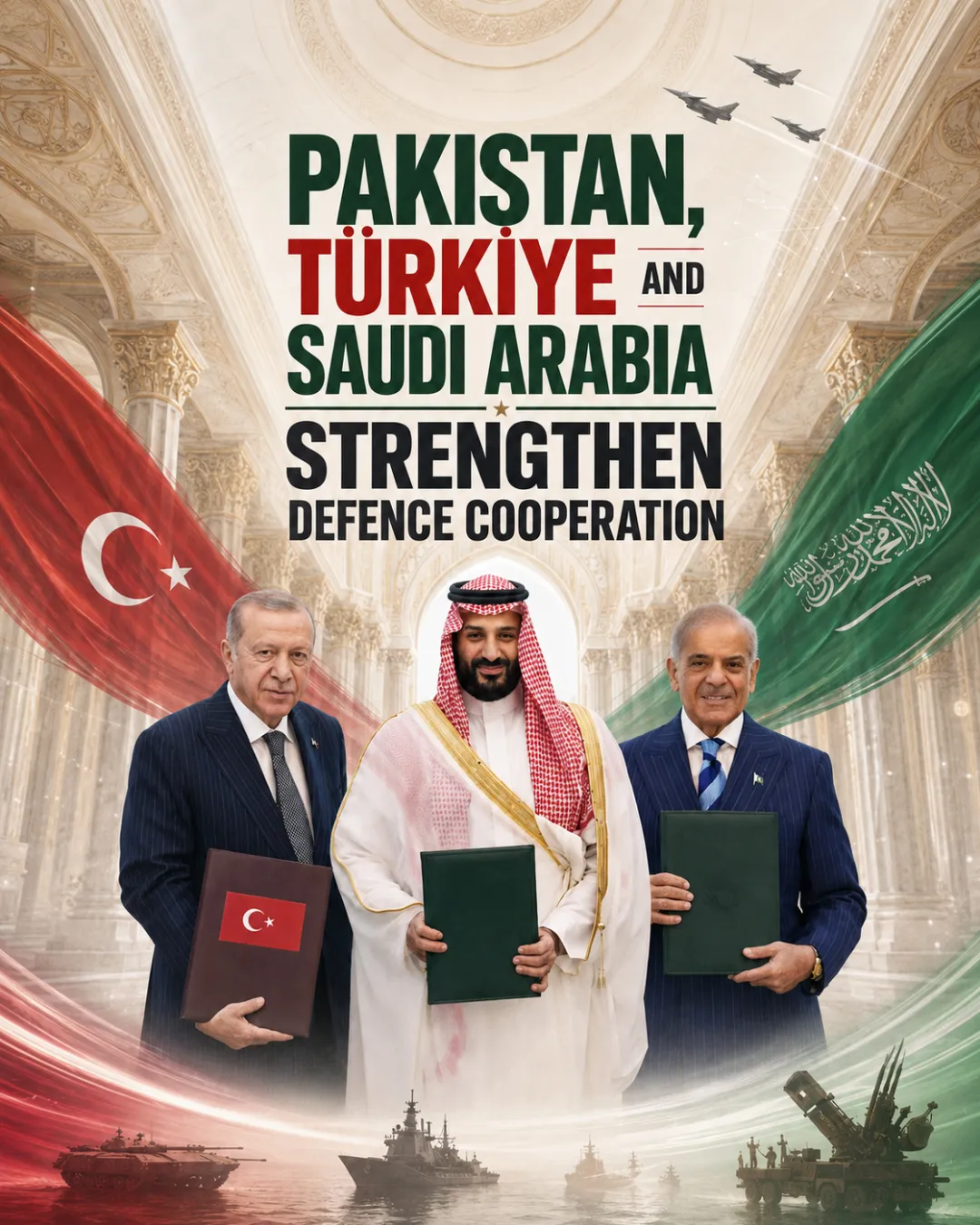 Pakistan, Türkiye and Saudi Arabia Strengthen Defence Cooperation