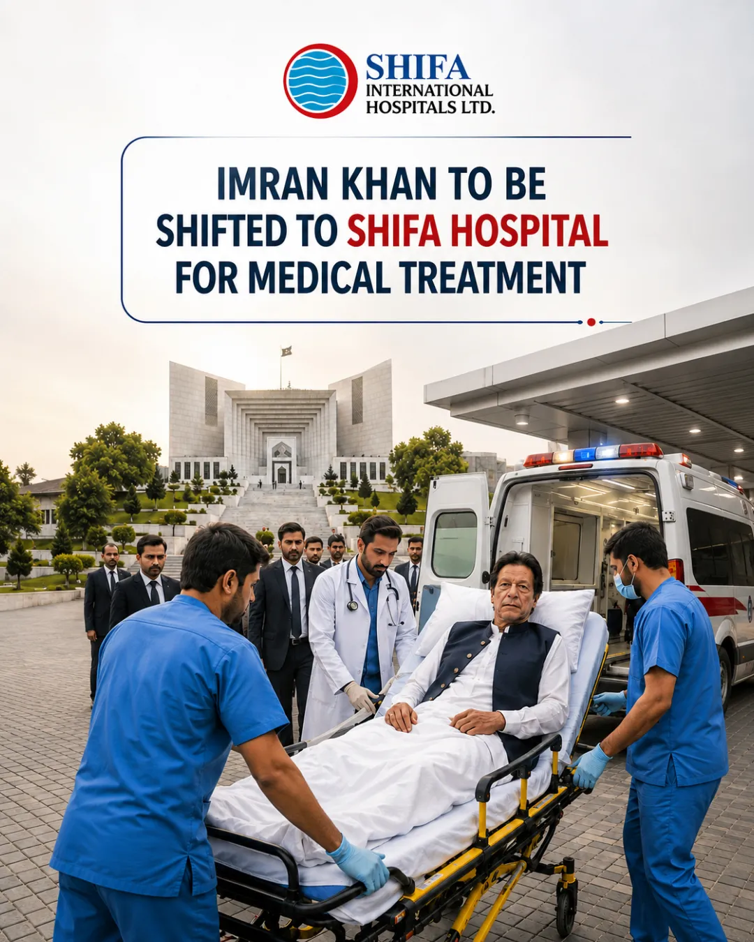 Imran Khan to Be Shifted to Shifa Hospital for Medical Treatment