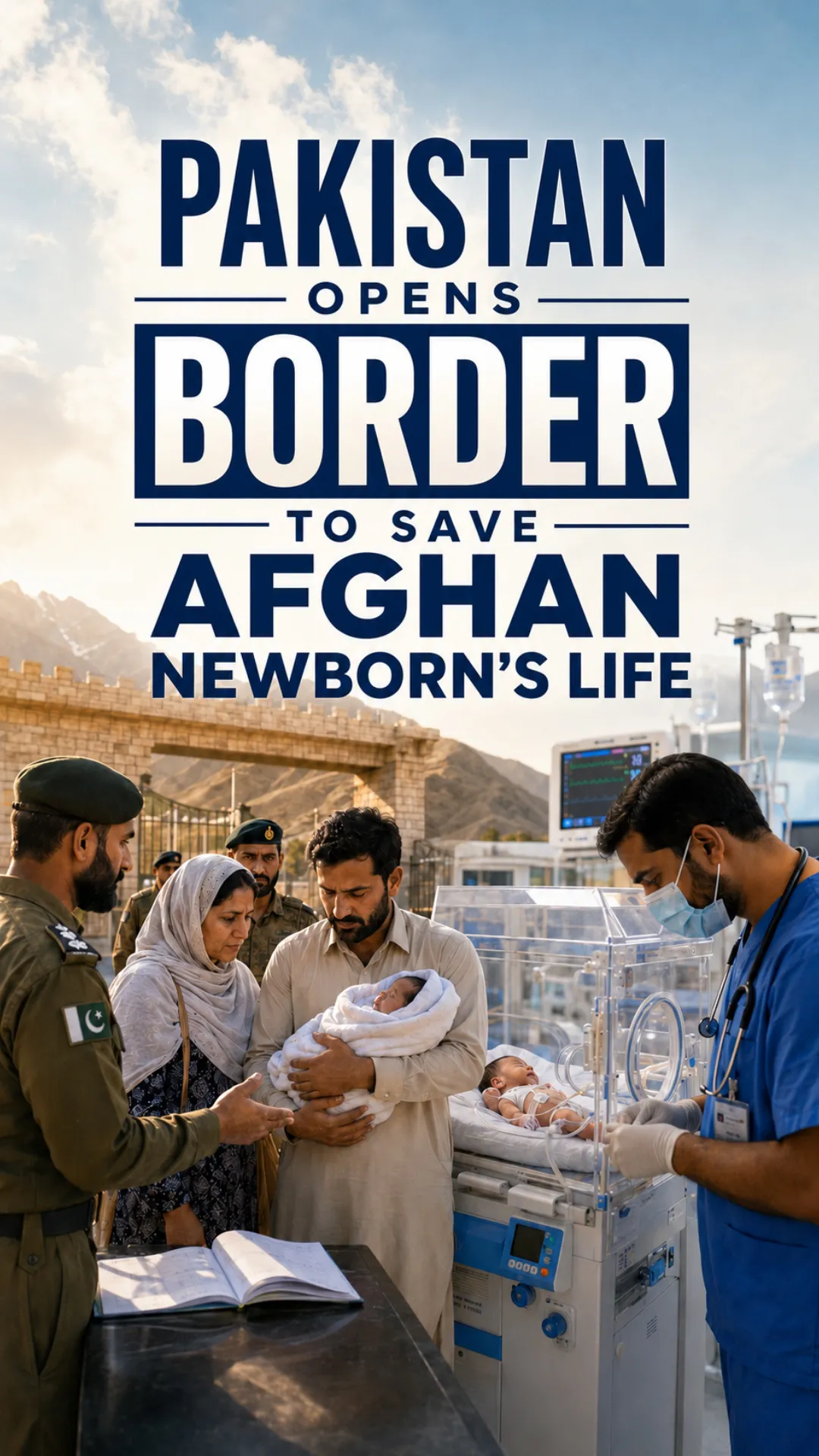Pakistan Opens Border to Save Afghan Newborn’s Life