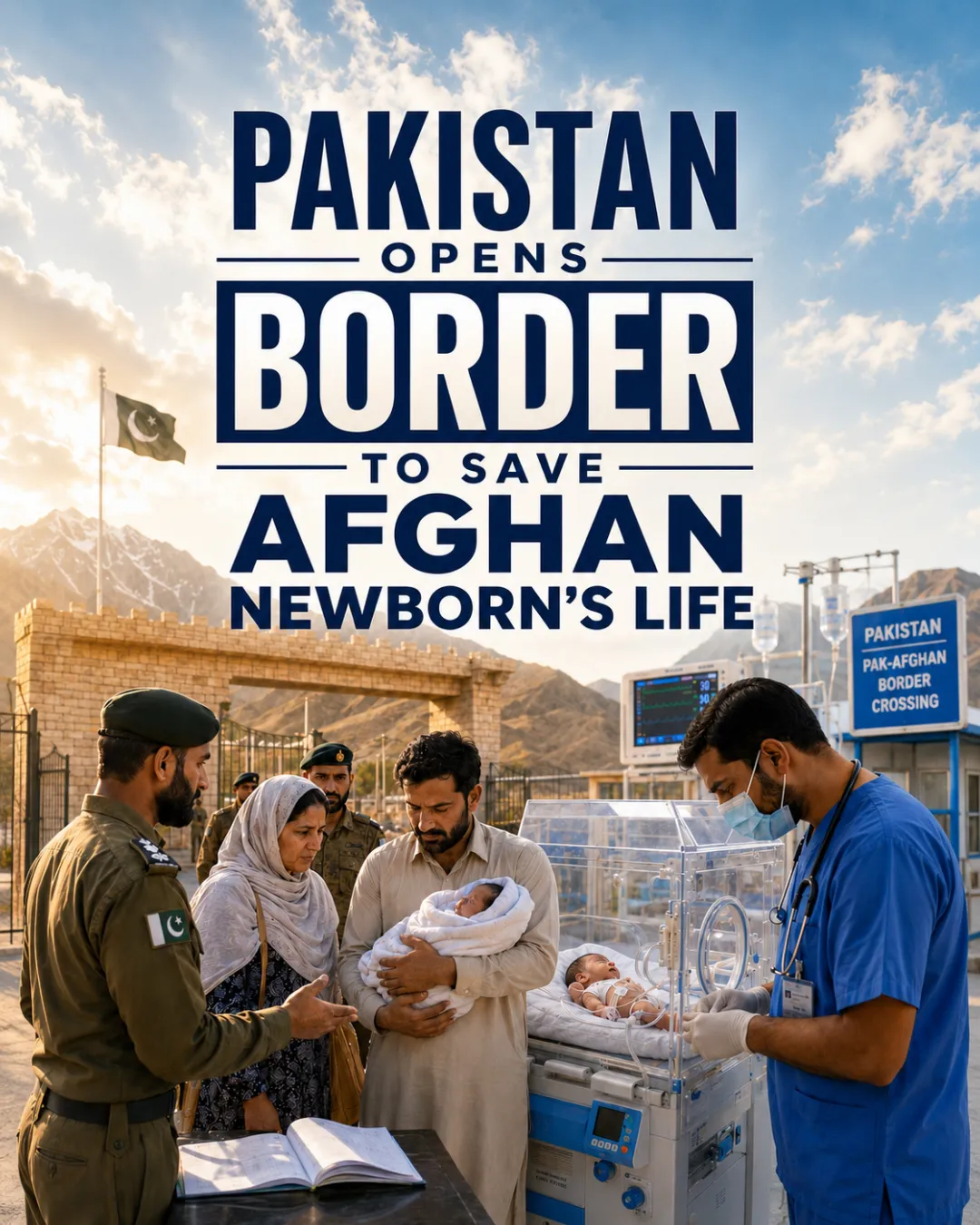 Pakistan Opens Border to Save Afghan Newborn’s Life