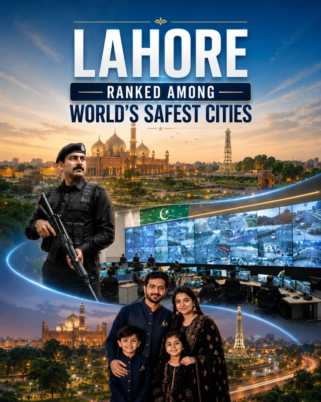 Lahore Ranked Among World’s Safest Cities