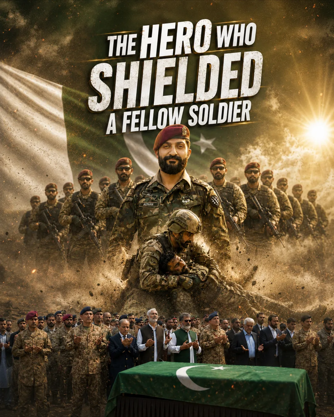 The Hero Who Shielded a Fellow Soldier