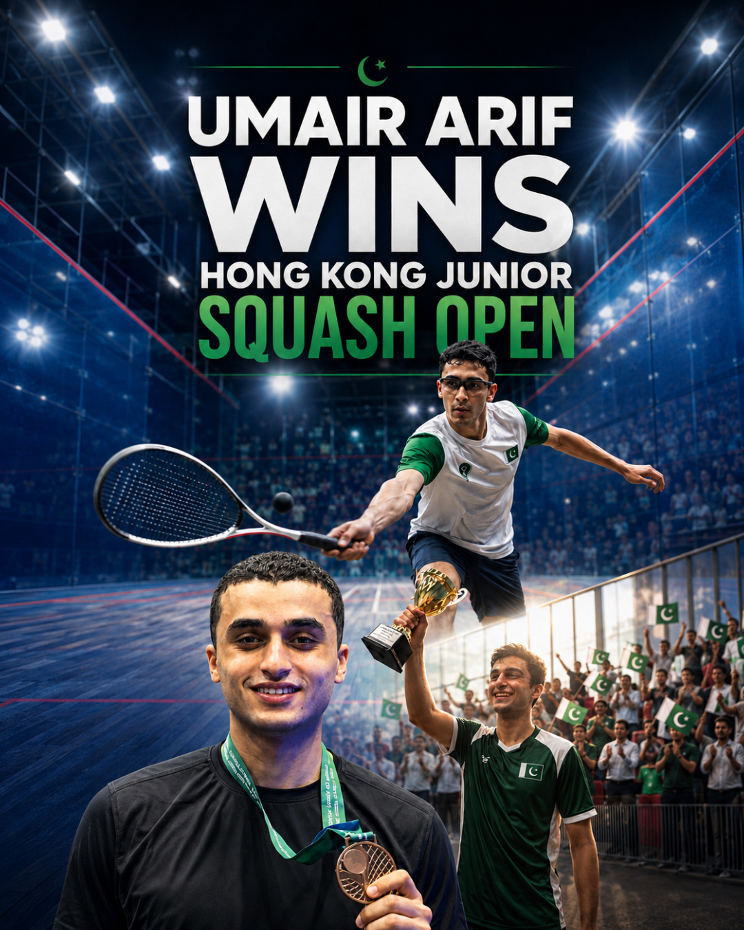Umair Arif Wins Hong Kong Junior Squash Open