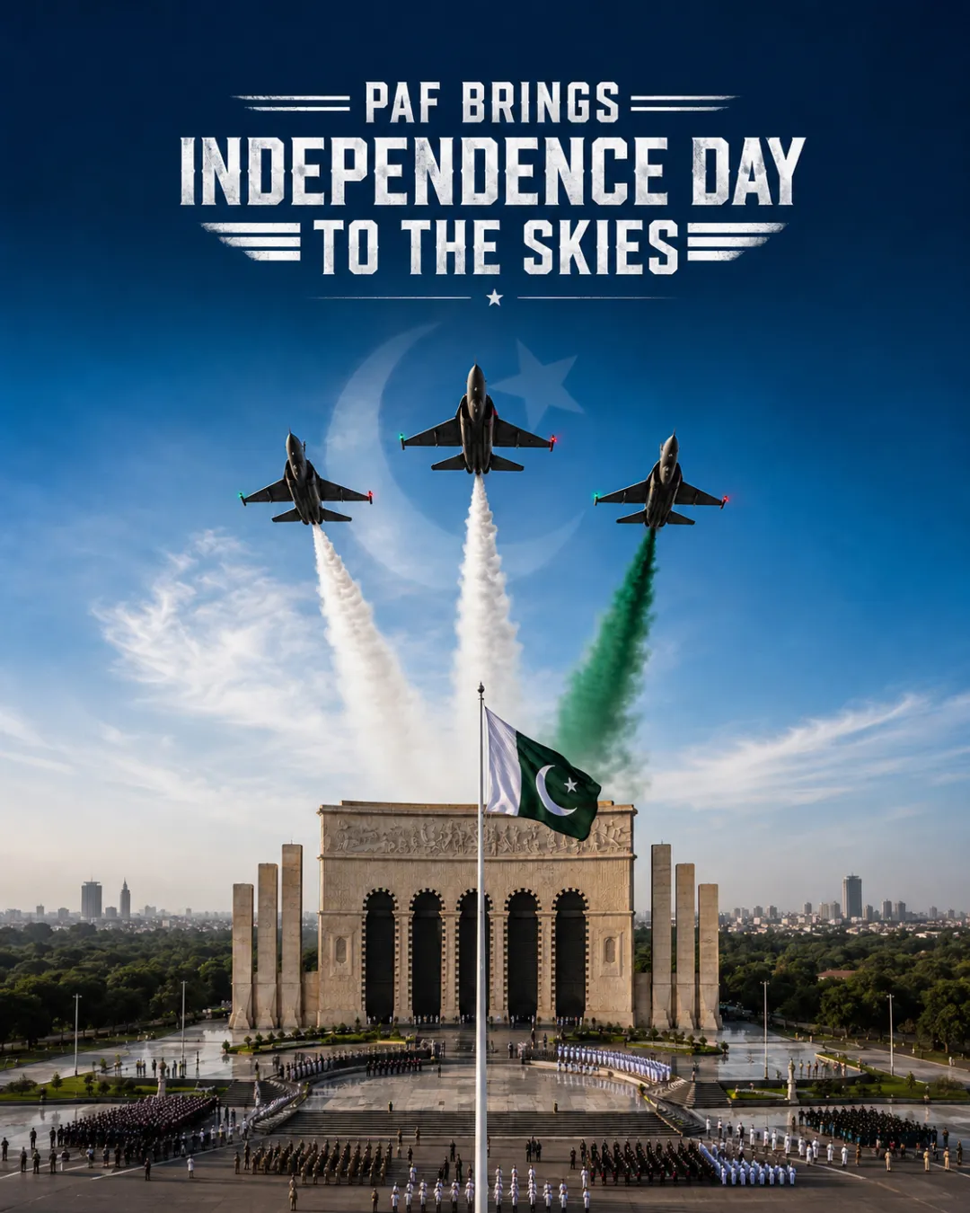 PAF Brings Independence Day to the Skies