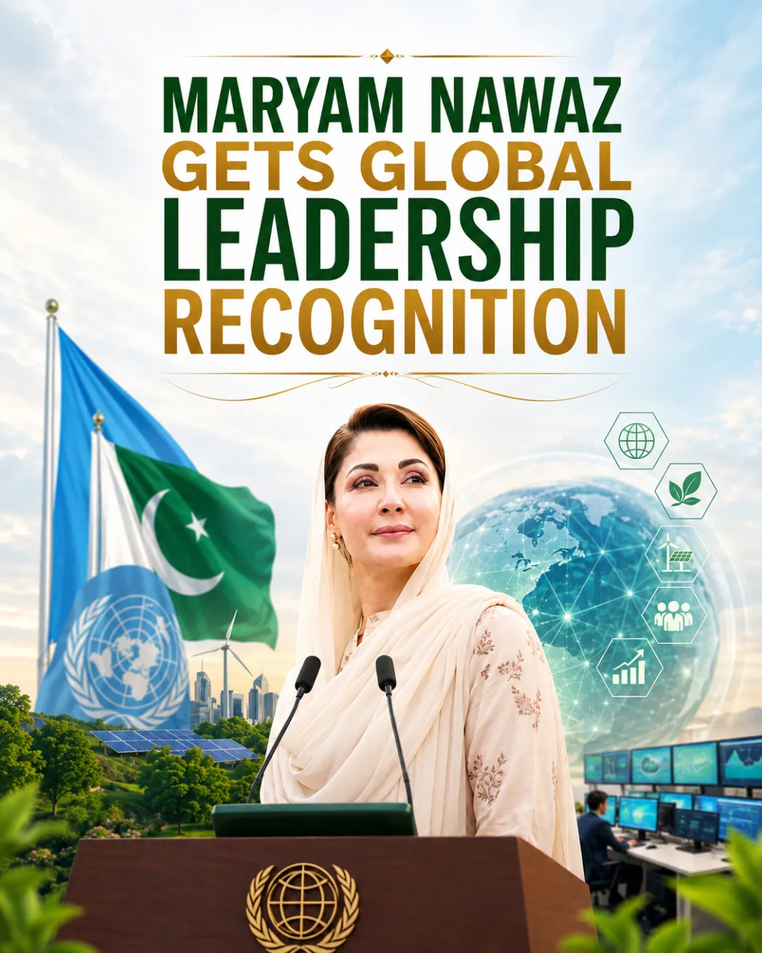 Maryam Nawaz Gets Global Leadership Recognition
