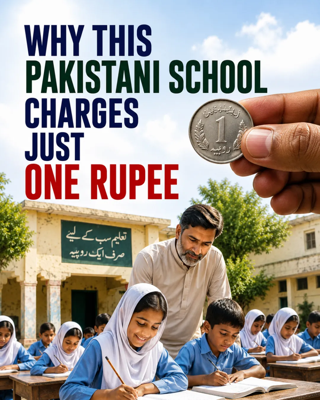 Why This Pakistani School Charges Just One Rupee